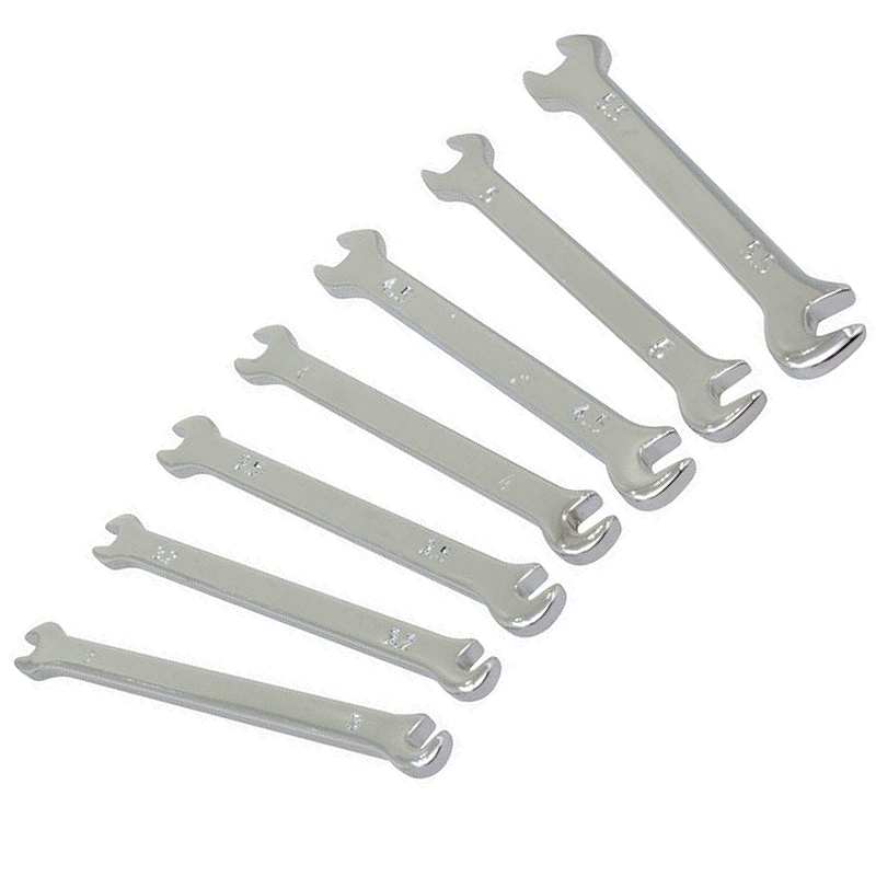 Model Building OpenEnded Wrench Set Very Small Rc Tool Set 7 Piece eBay
