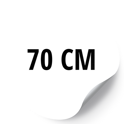 70 Zentimeter